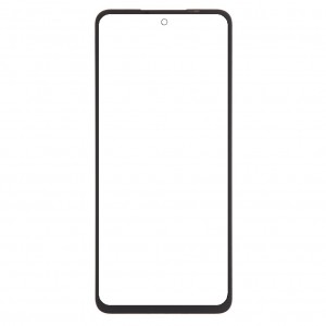 Replacement Front Glass For Realme V60 Black By - Maxbhi Com