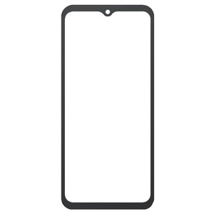 Replacement Front Glass For Cubot Kingkong Ace 3 Black By - Maxbhi Com