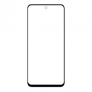 Replacement Front Glass For Infinix Hot 60i 5g Black By - Maxbhi Com