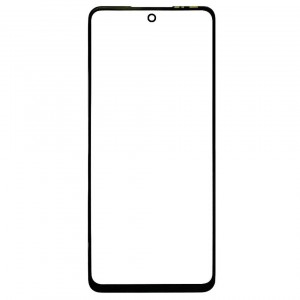 Replacement Front Glass For Tecno Camon 18p Black By - Maxbhi Com