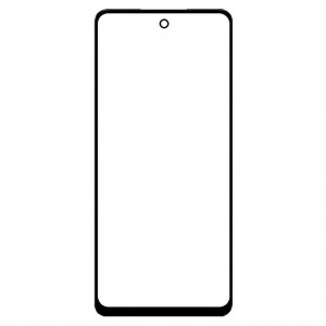 Replacement Front Glass For Tecno Spark 20p Black By - Maxbhi Com