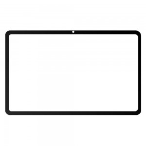 Replacement Front Glass For Blackview Mega 2 Wifi Black By - Maxbhi Com
