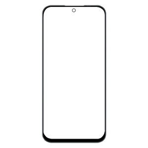 Replacement Front Glass For Zte Blade V80 Pro Black By - Maxbhi Com