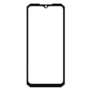Replacement Front Glass For Doogee Fire 5 Pro White By - Maxbhi Com