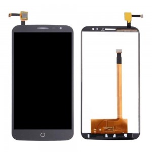 Lcd With Touch Screen For Alcatel One Touch Hero 2c White By - Maxbhi Com