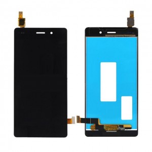 Lcd With Touch Screen For Huawei P8lite Alel04 Black By - Maxbhi Com