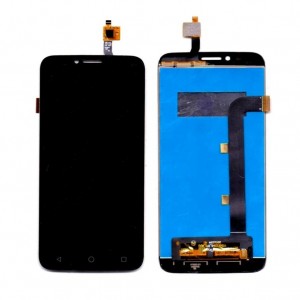 LCD with Touch Screen for Karbonn Quattro L50 Brown