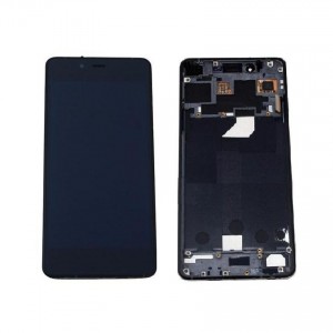 Lcd With Touch Screen For Micromax Canvas Sliver 5 Black By - Maxbhi Com