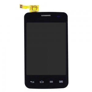 Lcd With Touch Screen For Lg Optimus L3 Ii Dual E435 Black By - Maxbhi.com