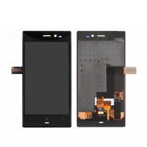 Lcd With Touch Screen For Nokia Lumia 928 Black By - Maxbhi Com