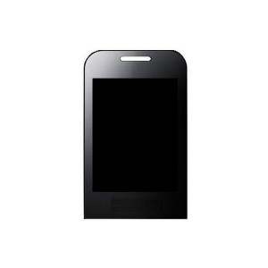 Lcd With Touch Screen For Samsung Chat C3500 White By - Maxbhi Com