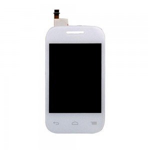 Lcd With Touch Screen For Alcatel One Touch 3035a White By - Maxbhi.com