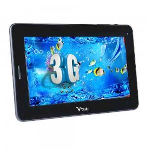 LCD with Touch Screen for Champion Wtab 7.4 3G Surf - Black