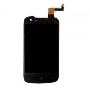 Lcd With Touch Screen For Lenovo A500 Black By - Maxbhi Com
