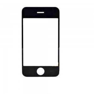 Front Glass Lens for Apple iPhone 3G Black