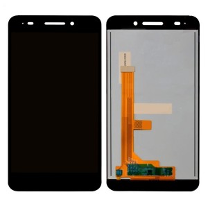 Lcd With Touch Screen For Lyf F1 Black By - Maxbhi Com