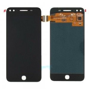 Lcd With Touch Screen For Alcatel X1 Black By - Maxbhi Com