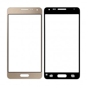 Replacement Front Glass For Samsung Galaxy Alpha Gold By - Maxbhi Com