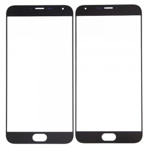 Replacement Front Glass For Meizu Mx5 Black By - Maxbhi Com