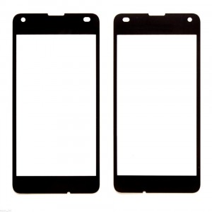 Replacement Front Glass For Microsoft Lumia 550 Black By - Maxbhi Com