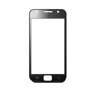 Replacement Front Glass For Samsung Galaxy S Plus I9101 Black By - Maxbhi.com