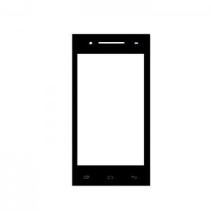 Replacement Front Glass For Xolo Q520s White By - Maxbhi.com