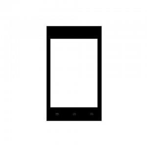 Replacement Front Glass For Spice Xlife 350 Black By - Maxbhi.com
