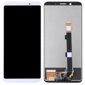 Lcd With Touch Screen For Oppo A73 White By - Maxbhi Com