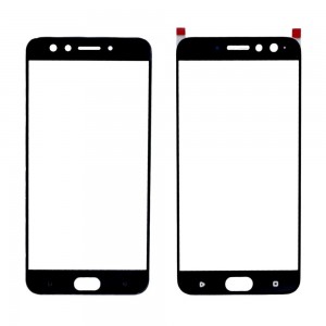 Replacement Front Glass For Oppo F3 Plus Black By - Maxbhi Com