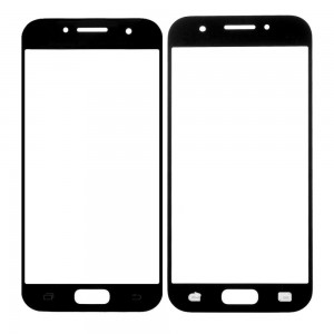 Replacement Front Glass For Samsung Galaxy A5 2018 Black By - Maxbhi Com