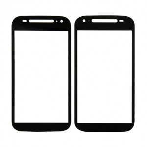 Replacement Front Glass For Motorola Moto E 2nd Gen Black By - Maxbhi Com