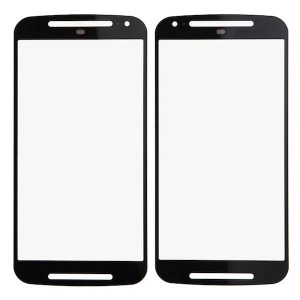 Replacement Front Glass For Motorola Moto G 4g 2nd Gen Black By - Maxbhi Com