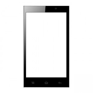 Replacement Front Glass For Itel It1407 Black By - Maxbhi.com