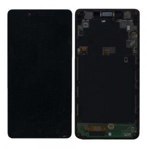 LCD with Touch Screen for Panasonic P95 Blue