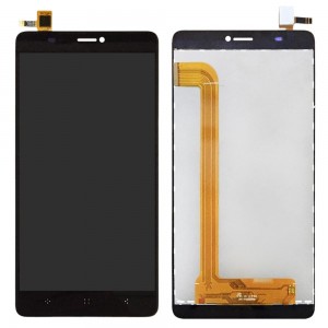 Lcd With Touch Screen For Elephone C1 Max Black By - Maxbhi Com
