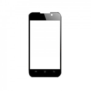 Replacement Front Glass For Gaba A65 Black By - Maxbhi.com