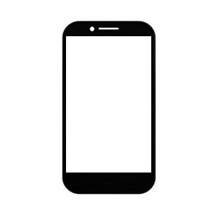 Replacement Front Glass For Tecmax T600 White By - Maxbhi.com