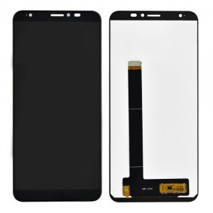 Lcd With Touch Screen For Lava Z91 2gb Black By - Maxbhi Com