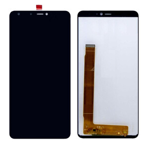 Lcd With Touch Screen For Panasonic Eluga Ray 600 Black By - Maxbhi Com