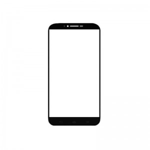 Replacement Front Glass For Alcatel One Touch Hero 2 Plus Grey By - Maxbhi Com