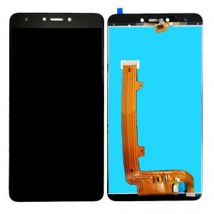 LCD with Touch Screen for Tecno Spark Plus Black