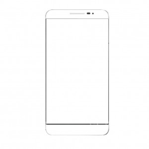 Replacement Front Glass For Coolpad Y75 Black By - Maxbhi Com