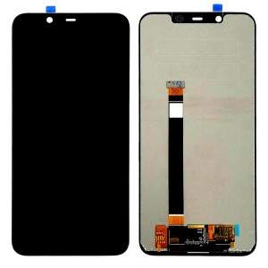 LCD with Touch Screen for Nokia 8.1 Black