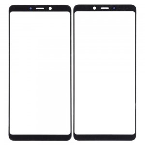 Replacement Front Glass For Samsung Galaxy A9 2018 Black By - Maxbhi Com