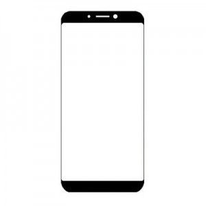 Replacement Front Glass For Micromax Canvas 2 2018 Black By - Maxbhi Com