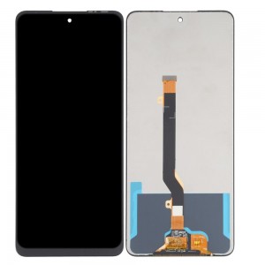 Lcd With Touch Screen For Tecno Camon 17 Black By - Maxbhi Com