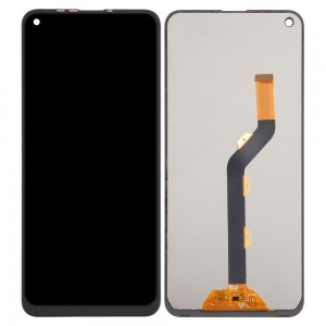 LCD with Touch Screen for Tecno Camon 16 S Black