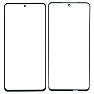 Replacement Front Glass For Realme Narzo N55 Black By - Maxbhi Com