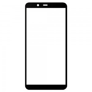 Replacement Front Glass For Yezz Max 2 Black By - Maxbhi Com