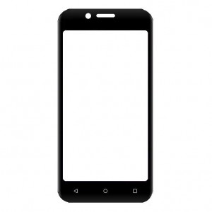 Replacement Front Glass For Blu Studio X10l 2022 White By - Maxbhi Com